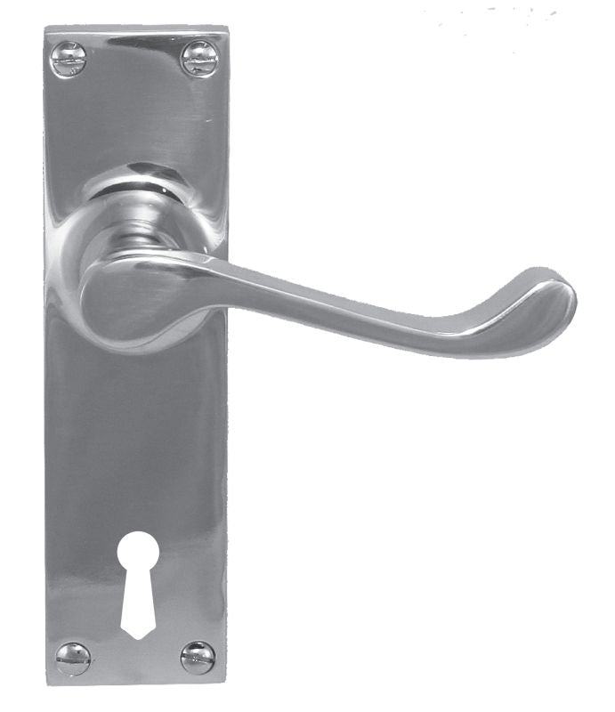 Superior Brass Lever Lock (CC 57mm) CP 150x42mm