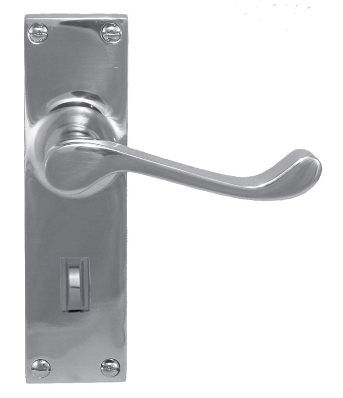 Superior Brass Lever Lock Privacy CP 150x42mm