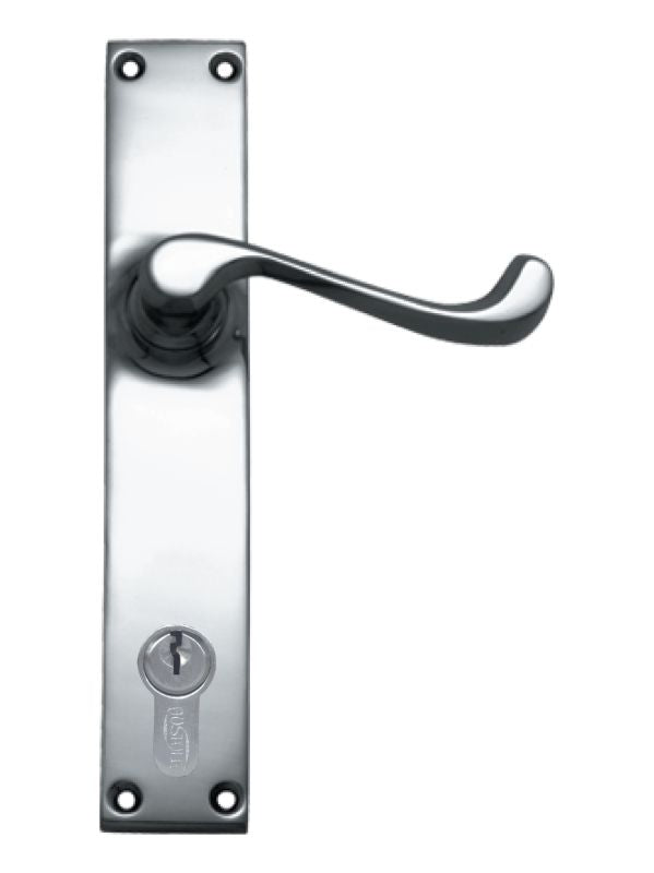 Superior Brass Lever Lock (CC 85mm) CP 200x36mm