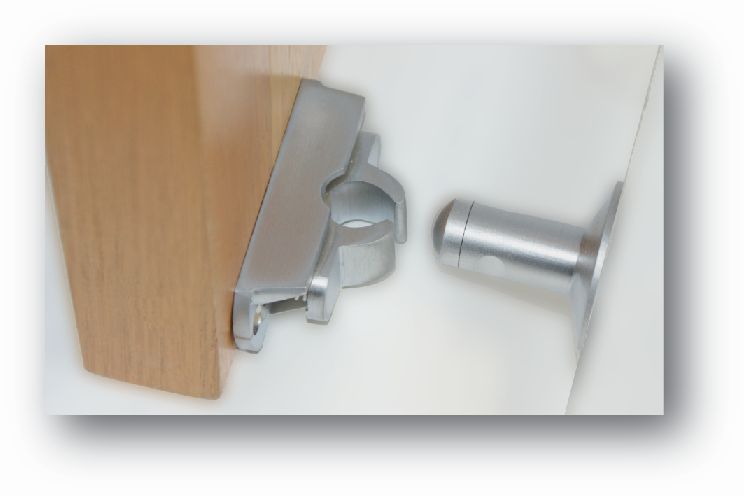 Austyle Door Stop With Catch CP 75mm