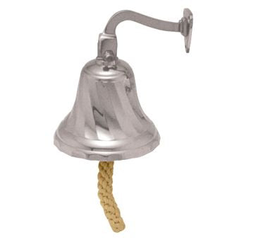 Superior Brass Ship Bell Decorated CP 100mm