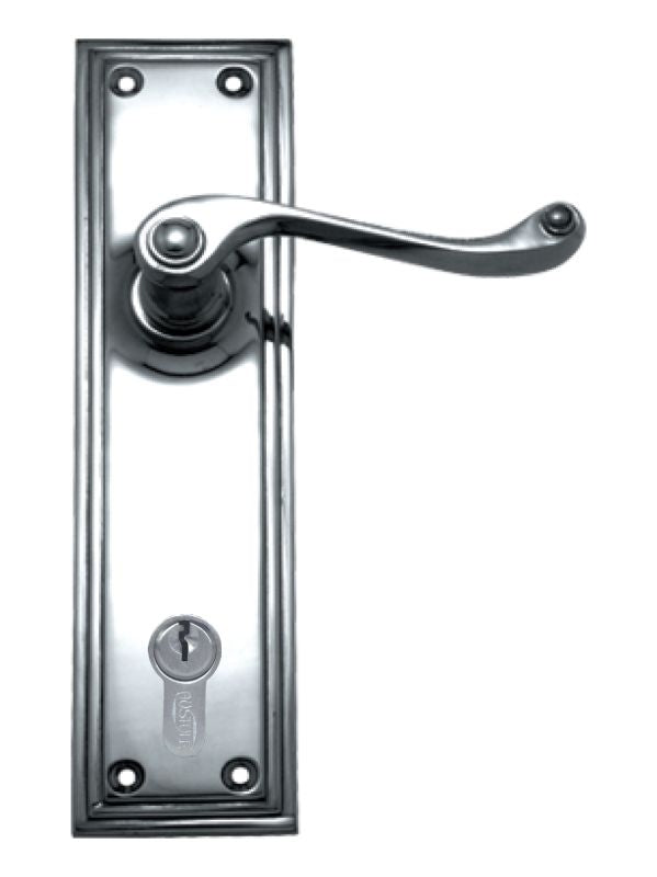 Superior Brass Lever Lock (CC 85mm) CP 200x50mm