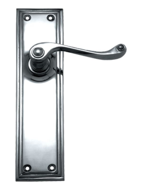 Superior Brass Lever Latch Passage Set CP 200x50mm