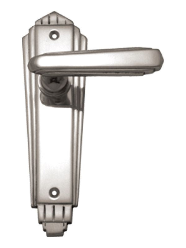 Superior Brass Art Deco Lever Latch Passage Set CP 184x53mm