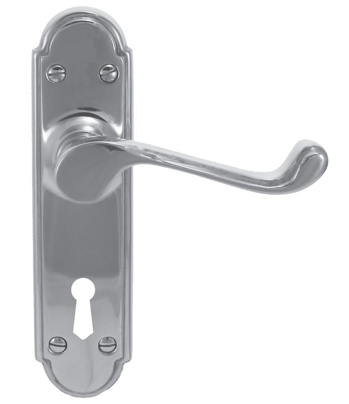 Superior Brass Lever Lock (CC 57mm) CP 180x45mm