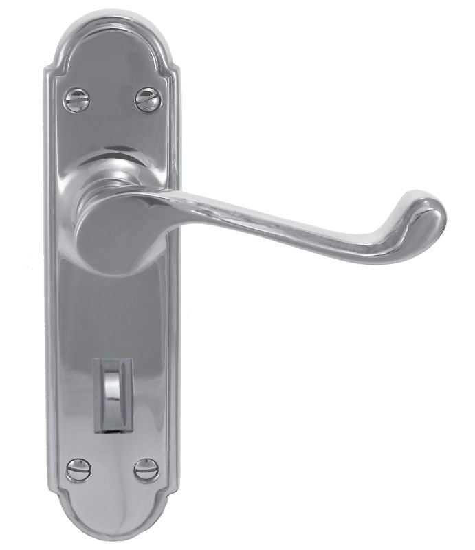 Superior Brass Lever Lock Privacy CP 180x45mm