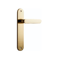 IVER BRONTE DOOR LEVER HANDLE ON OVAL BACKPLATE - CUSTOMISE TO YOUR NEEDS