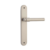 IVER HELSINKI DOOR LEVER HANDLE ON OVAL BACKPLATE - CUSTOMISE TO YOUR NEEDS