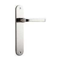 IVER ANNECY DOOR LEVER HANDLE ON OVAL BACKPLATE - CUSTOMISE TO YOUR NEEDS