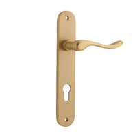 IVER STIRLING DOOR LEVER HANDLE ON OVAL BACKPLATE - CUSTOMISE TO YOUR NEEDS