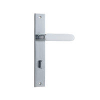 IVER BRONTE DOOR LEVER HANDLE ON RECTANGULAR BACKPLATE - CUSTOMISE TO YOUR NEEDS