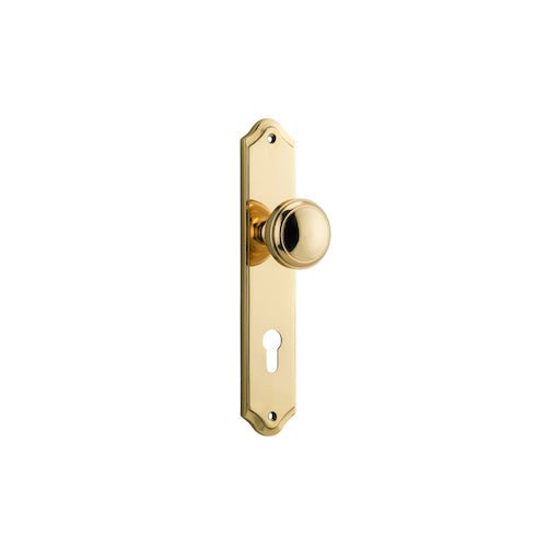 IVER PADDINGTON DOOR KNOB ON SHOULDERED BACKPLATE - CUSTOMISE TO YOUR NEEDS