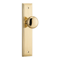 IVER CAMBRIDGE DOOR KNOB ON STEPPED BACKPLATE - CUSTOMISE TO YOUR NEEDS