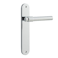 IVER HELSINKI DOOR LEVER HANDLE ON OVAL BACKPLATE - CUSTOMISE TO YOUR NEEDS