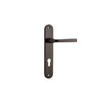 IVER ANNECY DOOR LEVER HANDLE ON OVAL BACKPLATE - CUSTOMISE TO YOUR NEEDS