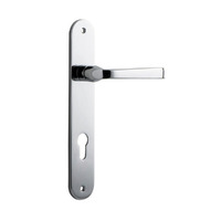 IVER ANNECY DOOR LEVER HANDLE ON OVAL BACKPLATE - CUSTOMISE TO YOUR NEEDS