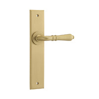 IVER SARLAT DOOR LEVER HANDLE ON CHAMFERED BACKPLATE - CUSTOMISE TO YOUR NEEDS