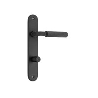 IVER BRUNSWICK DOOR LEVER HANDLE ON OVAL BACKPLATE - CUSTOMISE TO YOUR NEEDS