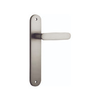 IVER BRONTE DOOR LEVER HANDLE ON OVAL BACKPLATE - CUSTOMISE TO YOUR NEEDS