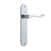 IVER STIRLING DOOR LEVER HANDLE ON OVAL BACKPLATE - CUSTOMISE TO YOUR NEEDS