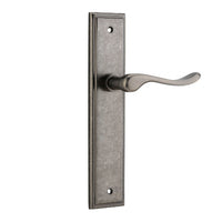 IVER STIRLING DOOR LEVER HANDLE ON STEPPED BACKPLATE - CUSTOMISE TO YOUR NEEDS