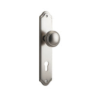 IVER PADDINGTON DOOR KNOB ON SHOULDERED BACKPLATE - CUSTOMISE TO YOUR NEEDS