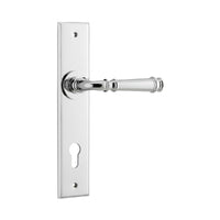 IVER VERONA DOOR LEVER HANDLE ON CHAMFERED BACKPLATE - CUSTOMISE TO YOUR NEEDS