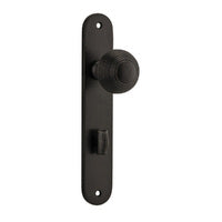 IVER GUILDFORD DOOR KNOB ON OVAL BACKPLATE - CUSTOMISE TO YOUR NEEDS