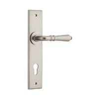 IVER SARLAT DOOR LEVER HANDLE ON CHAMFERED BACKPLATE - CUSTOMISE TO YOUR NEEDS