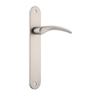 IVER OXFORD DOOR LEVER HANDLE ON OVAL BACKPLATE - CUSTOMISE TO YOUR NEEDS