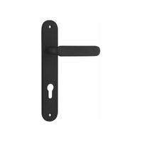 IVER BRONTE DOOR LEVER HANDLE ON OVAL BACKPLATE - CUSTOMISE TO YOUR NEEDS