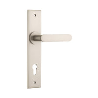 IVER BRONTE DOOR LEVER HANDLE ON CHAMFERED BACKPLATE - CUSTOMISE TO YOUR NEEDS