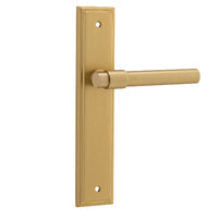 IVER HELSINKI DOOR LEVER HANDLE ON STEPPED BACKPLATE - CUSTOMISE TO YOUR NEEDS