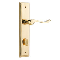 IVER STIRLING DOOR LEVER HANDLE ON STEPPED BACKPLATE - CUSTOMISE TO YOUR NEEDS