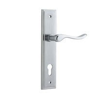 IVER STIRLING DOOR LEVER HANDLE ON STEPPED BACKPLATE - CUSTOMISE TO YOUR NEEDS