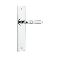 IVER SARLAT DOOR LEVER HANDLE ON CHAMFERED BACKPLATE - CUSTOMISE TO YOUR NEEDS