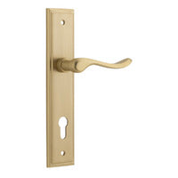 IVER STIRLING DOOR LEVER HANDLE ON STEPPED BACKPLATE - CUSTOMISE TO YOUR NEEDS