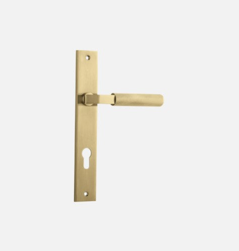 IVER BRUNSWICK DOOR LEVER HANDLE ON RECTANGULAR BACKPLATE - CUSTOMISE TO YOUR NEEDS