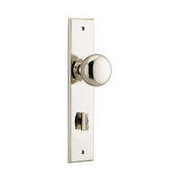 IVER CAMBRIDGE DOOR KNOB ON CHAMFERED BACKPLATE - CUSTOMISE TO YOUR NEEDS