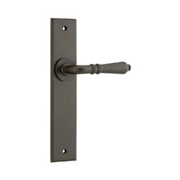 IVER SARLAT DOOR LEVER HANDLE ON CHAMFERED BACKPLATE - CUSTOMISE TO YOUR NEEDS