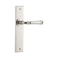 IVER VERONA DOOR LEVER HANDLE ON CHAMFERED BACKPLATE - CUSTOMISE TO YOUR NEEDS