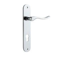 IVER STIRLING DOOR LEVER HANDLE ON OVAL BACKPLATE - CUSTOMISE TO YOUR NEEDS