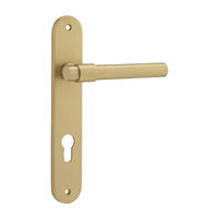 IVER HELSINKI DOOR LEVER HANDLE ON OVAL BACKPLATE - CUSTOMISE TO YOUR NEEDS