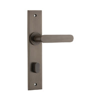 IVER BRONTE DOOR LEVER HANDLE ON CHAMFERED BACKPLATE - CUSTOMISE TO YOUR NEEDS