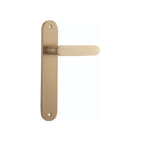 IVER BRONTE DOOR LEVER HANDLE ON OVAL BACKPLATE - CUSTOMISE TO YOUR NEEDS