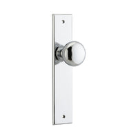 IVER CAMBRIDGE DOOR KNOB ON CHAMFERED BACKPLATE - CUSTOMISE TO YOUR NEEDS