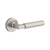 IVER BRUNSWICK DOOR LEVER HANDLE ON ROUND ROSE - CUSTOMISE TO YOUR NEEDS