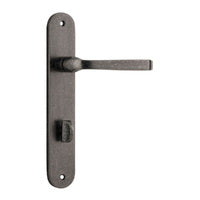 IVER ANNECY DOOR LEVER HANDLE ON OVAL BACKPLATE - CUSTOMISE TO YOUR NEEDS