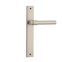 IVER HELSINKI DOOR LEVER HANDLE ON RECTANGULAR BACKPLATE - CUSTOMISE TO YOUR NEEDS