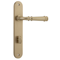 IVER VERONA DOOR LEVER HANDLE ON OVAL BACKPLATE - CUSTOMISE TO YOUR NEEDS